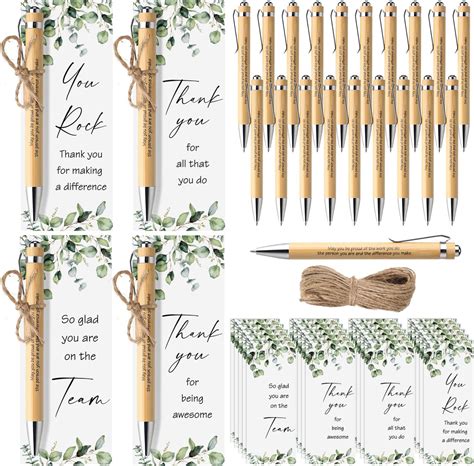 Amazon Yeaqee Thank You Gifts Set Includes Inspirational Bamboo