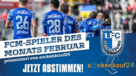 Fcm Spieler Des Monats Februar Gesucht Fc Magdeburg