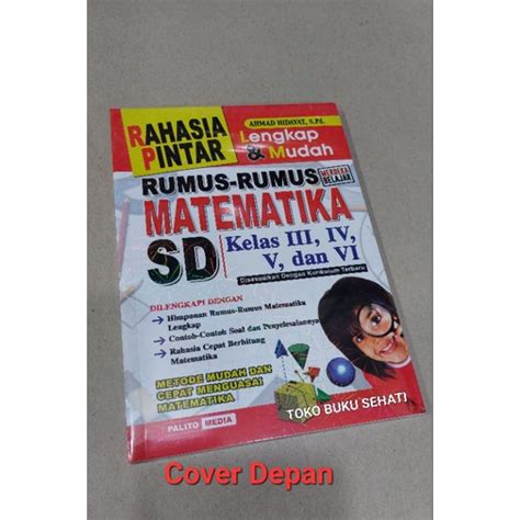 Jual Rahasia Pintar Rumus Rumus Matematika Sd Kelas Shopee