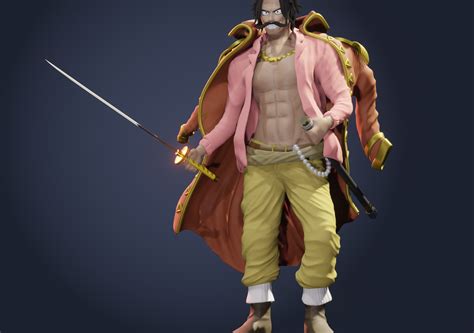 Gol D Roger The King Of Pirates One Piece Cgtrader