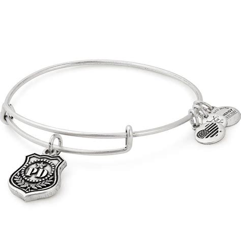 Alex And Ani Law Enforcement Charm Bangle In Bangle Bracelets