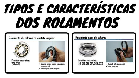 Tipos e características dos Rolamentos YouTube