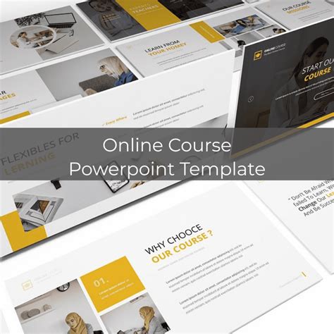 Online Course Powerpoint Template Masterbundles