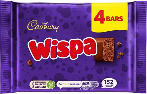 Cadbury Wispa Chocolate Bar 4 X 237g Uk Grocery