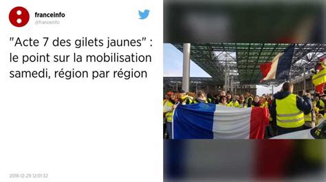 Gilets Jaunes Des Manifestations Dans Toute La France Pour L Acte VII