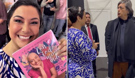 Jaime Bayly felicita a Natalia Salas tras presentación de su libro en