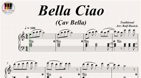 Bella Ciao Partition Pdf Piano Info Sukini