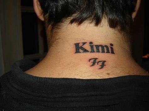 55 Awesome Words Neck Tattoos