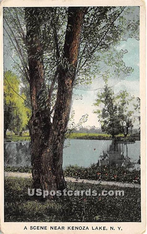 Lake View Kenoza Lake New York Ny Postcard