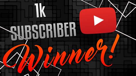 1k Sub Competition Winner Youtube