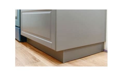 Wrap Around Toe Kick Depth At End Of Cabinetry Run