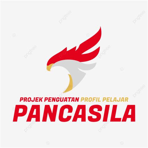 Gambar Logo Rasmi Projek P5 Pengukuhan Profil Pelajar Pancasila Emas Melintang Vektor P5