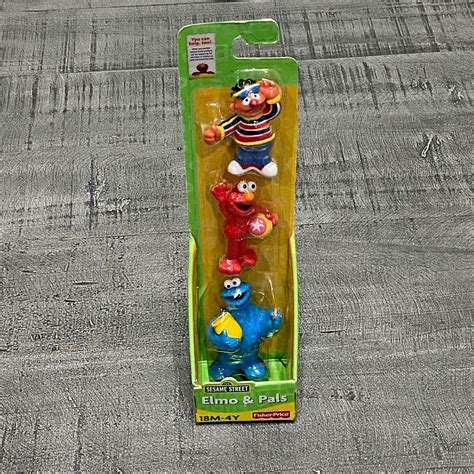 Fisher Price Sesame Street Elmo Pals Cookie Monster Ernie Figure