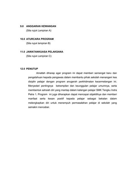 Kertas Kerja Jamuan Pengawas Pdf