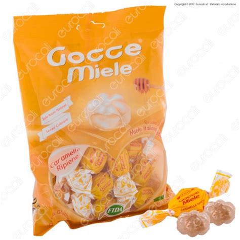 Acquista Caramelle Dure Gocce Ripieno Al Miele No Glutine