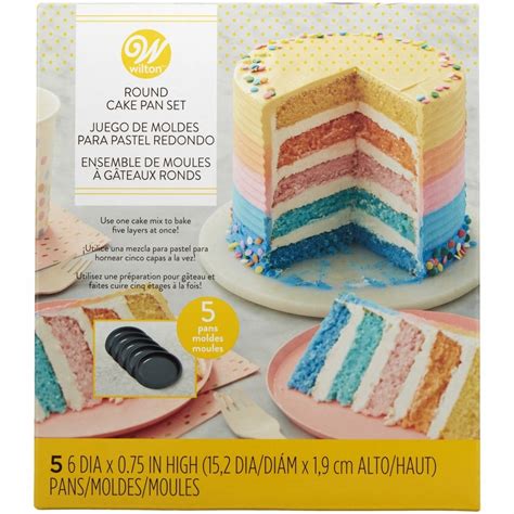 Wilton Easy Layers Cake Pan Set Of 5