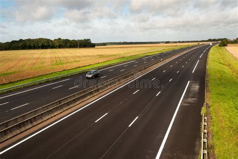 A6 French Motorway Panel With Paris Direction Stock Photo Image Of