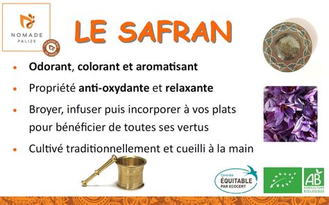 Ce Safran Bio Diran Est Très Réputé Pour Son Excellente Qualité