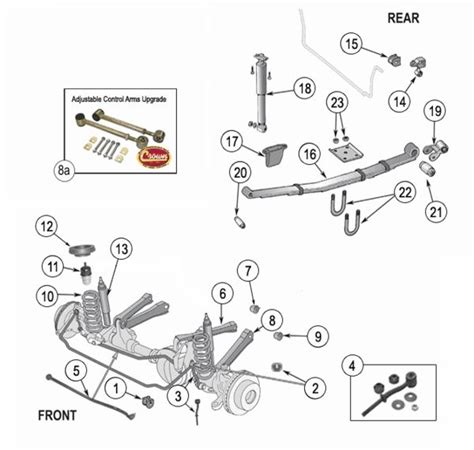 2004 Jeep Grand Cherokee Front End Suspension Diagram 2001 J