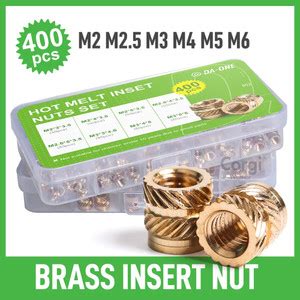Jual M M M M M M Brass Hot Melt Inset Nuts Assortment Kit Thread Jakarta Barat