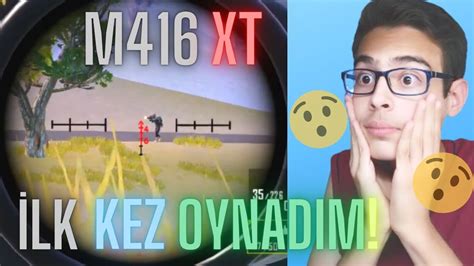 İLK KEZ M416 XT İLE OYNADIM EFSANE LİVİK GAMEPLAY PUBG MOBILE