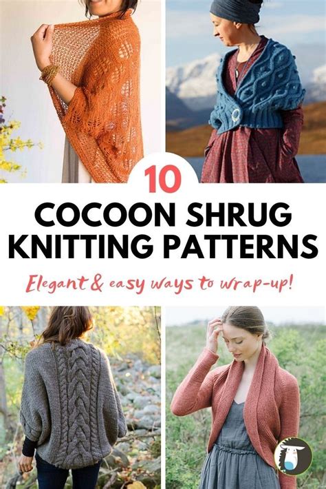 Cozy Shrug And Cocoon Knitting Patterns Blog Nobleknits Shrug