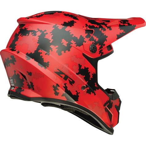 Casca Cross Atv Z1R Rise Digi Camo Rosu Marime S EMAG Ro