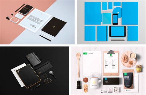 8 Mockups Gratis Para Papelería Corporativa Sleepydays