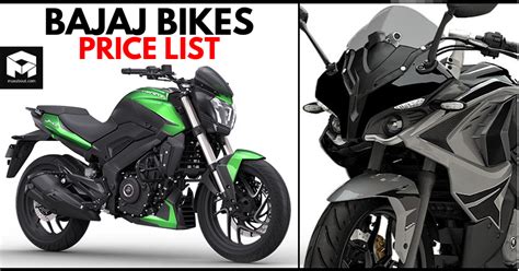 Official Price List Of 2019 Bajaj ABS CBS Motorcycles Maxabout News