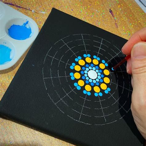 Dot Painting Mandala Kit 9 Dot Painting Tools Stencil Etsy In 2020