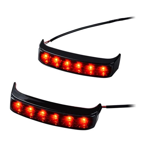 LED Saddlebag Run Brake Turn Lights For Harley Touring Electra Glide