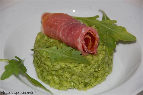 Risotto à la roquette Maman ça déborde