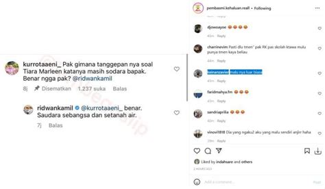 Ridwan Kamil Benarkan Pengakuan Tiara Marleen Saudaraan Tapi