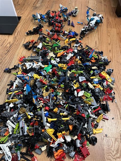 Lego Bionicle Hero Factory Bulk Lot Lb Pound Random Parts Pieces