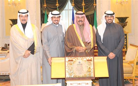 Kuna His Highness The Crown Prince Receives Kuwaiti Students