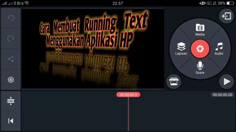 Cara Membuat Running Text Dengan Aplikasi HP YouTube