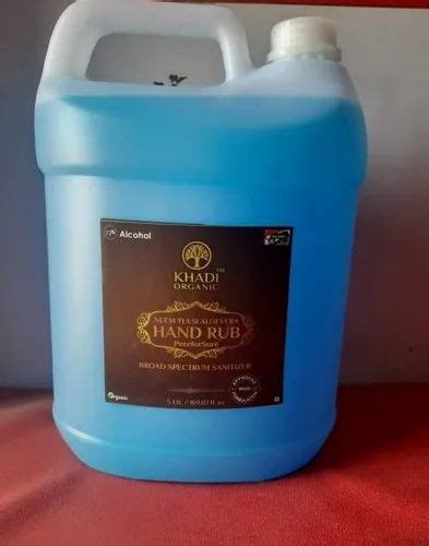 Khadi Hand Sanitizer 5 Litre At Rs 700 Khadi Pure Herbal Sanitizer In