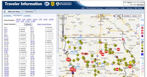 Iowa 511 Road Conditions Map