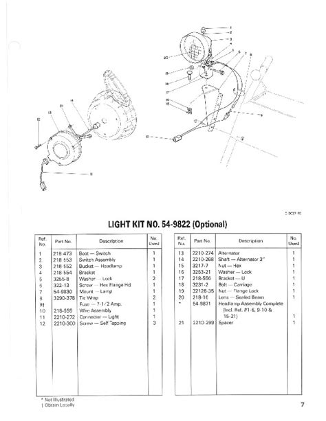 Toro 38054 521 Snowblower Parts Catalog 1990 English