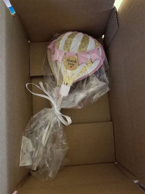 Hot Air Ballon Cake Topper Up Up And Away Cake Topper Baby Etsy