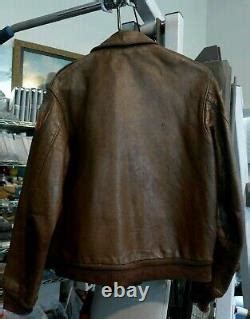 Wwii Original Us Army Air Corps Named A Flight Leather Jacket