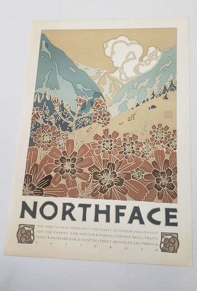 Goines Northface Ad Poster By David Lance Goines