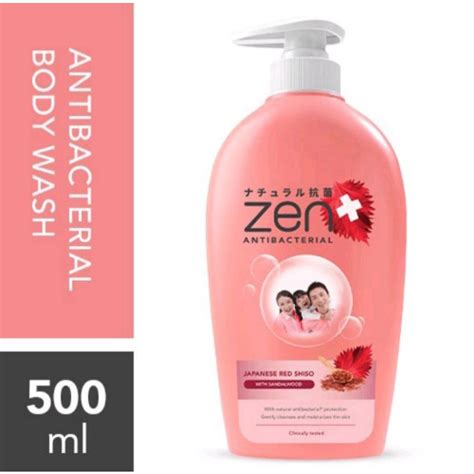 Jual ZEN Sabun Antibacterial Daun Shiso Sandalwood 480ml Pump