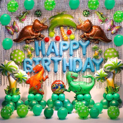 Dinosaur Foil Balloons Combination Dragon Helium Globos Jurassic World