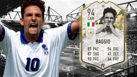 Icon Moments Roberto Baggio Player Review Fifa Ultimate Team