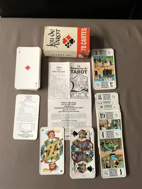 Ancien Jeu De Tarot Cartes Federation Francaise De Tarot Eur