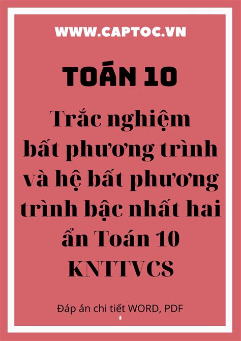 Trắc nghiệm bất phương trình và hệ bất phương trình bậc nhất hai ẩn