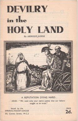 Devilry In The Holy Land By Arnold S Leese