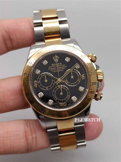 Rolex Cosmograph Daytona Black Diamond Dial Ref