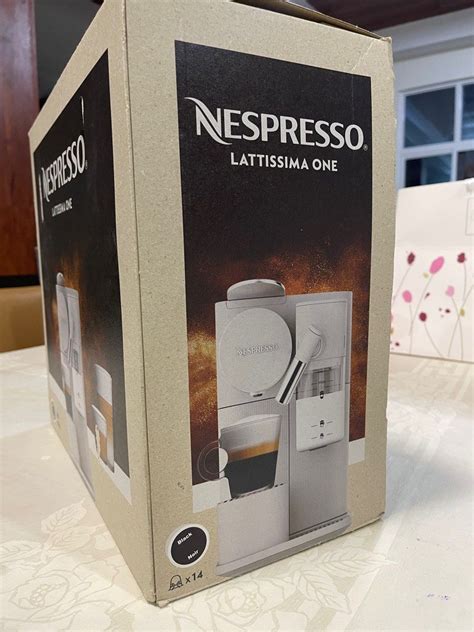 Nespresso Latissima One Black Tv Home Appliances Kitchen